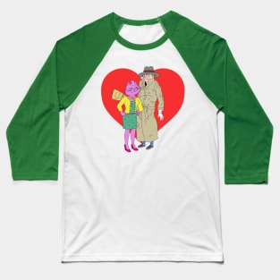 Princess Carolyn ❤️ Vincent Adultman Baseball T-Shirt